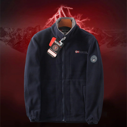 Veste double couche en polaire avec capuche