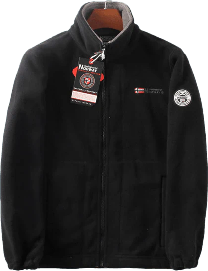 Veste double couche en polaire avec capuche