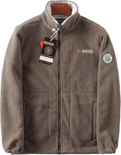 Veste double couche en polaire avec capuche